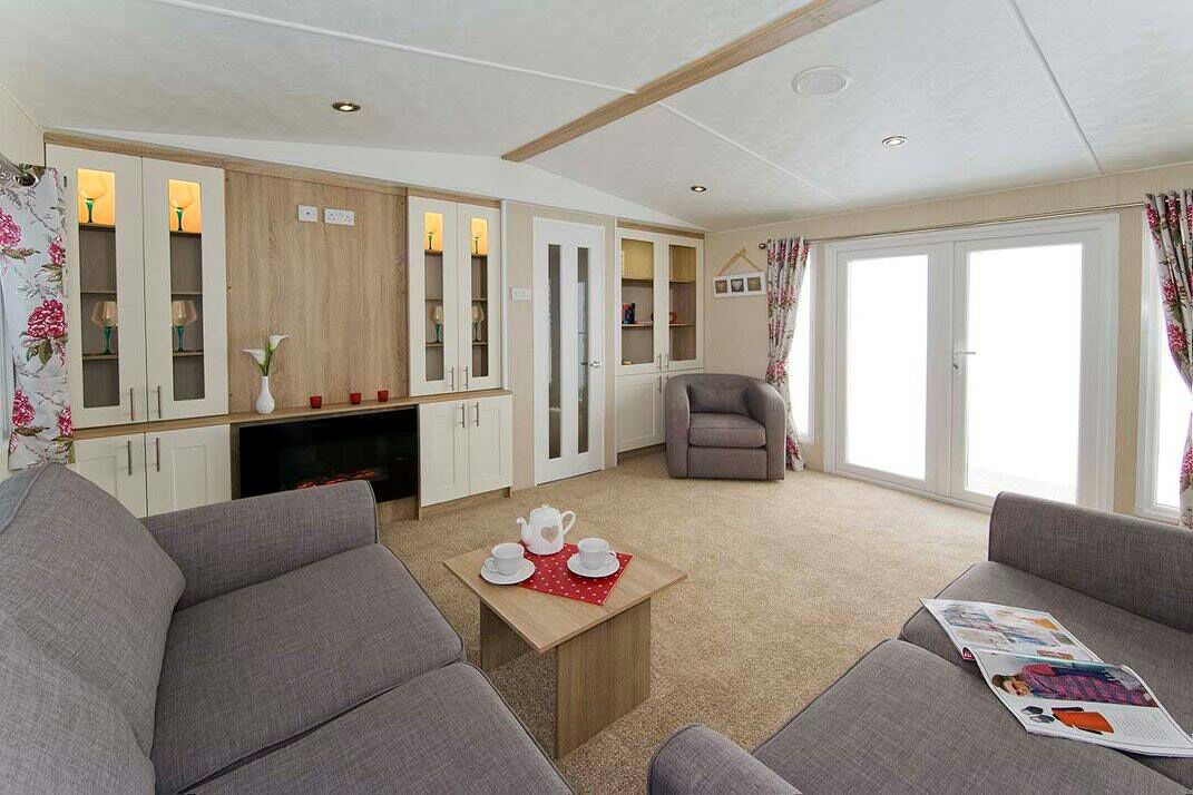 this is a static caravan repair and a park home refurbishment